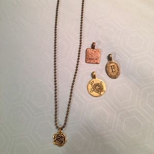 Jewel Kade pewter necklace with charms